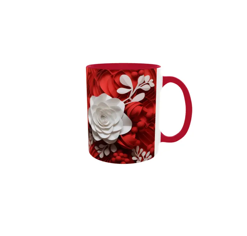 Iarna decor, cana din ceramica, 330ml, model cgs1797v